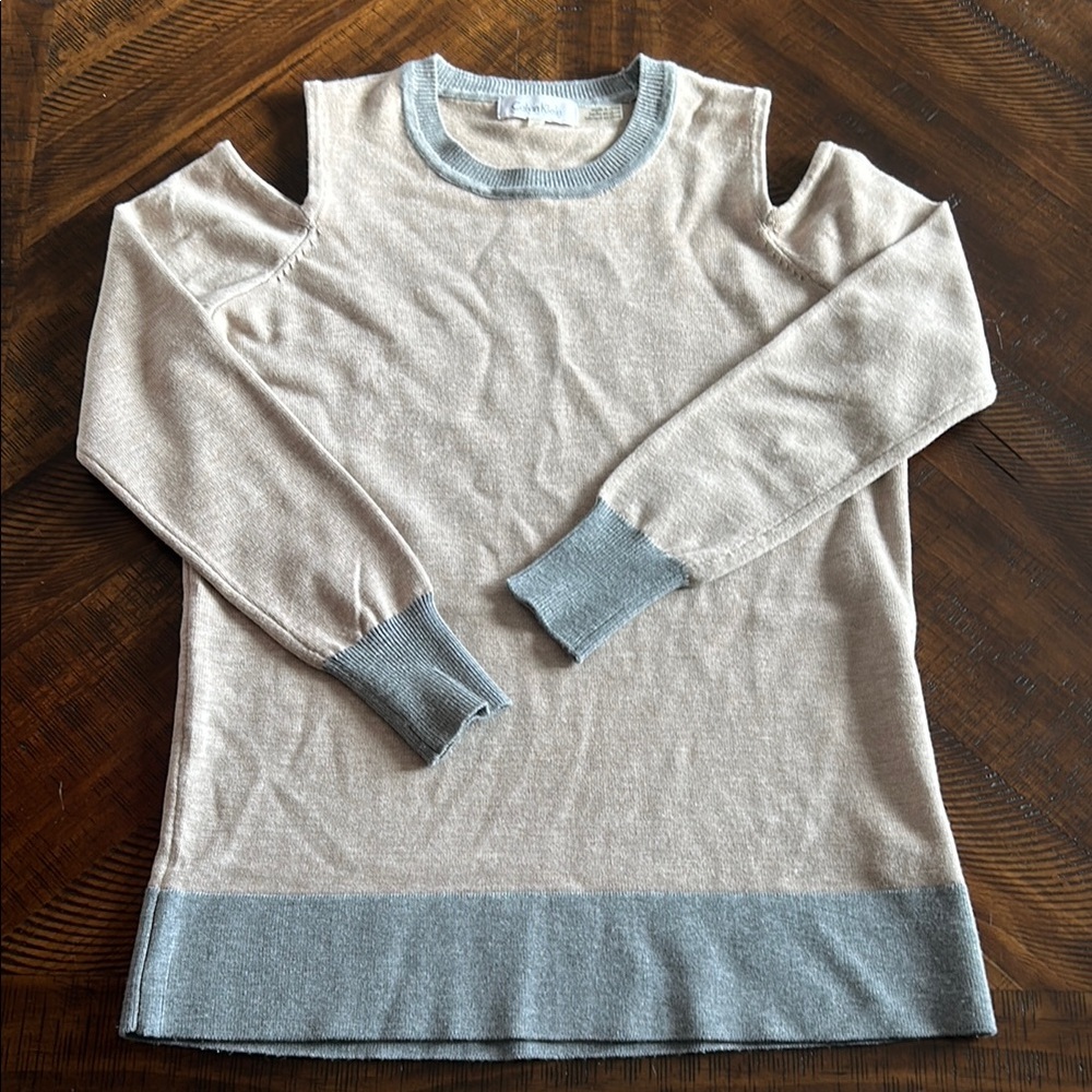 Calvin Klein Cold Shoulder Sweater